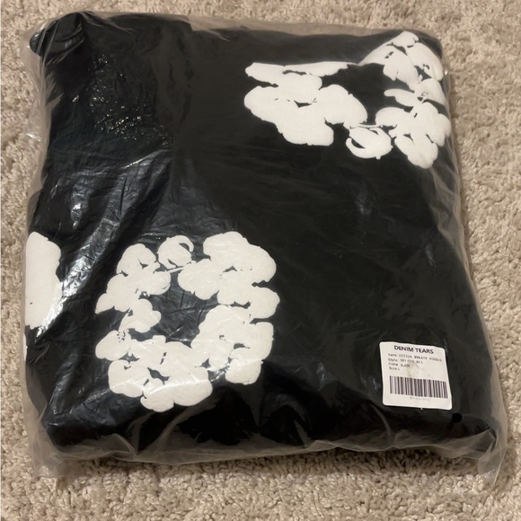Other - Black Denim Tear Hoodie